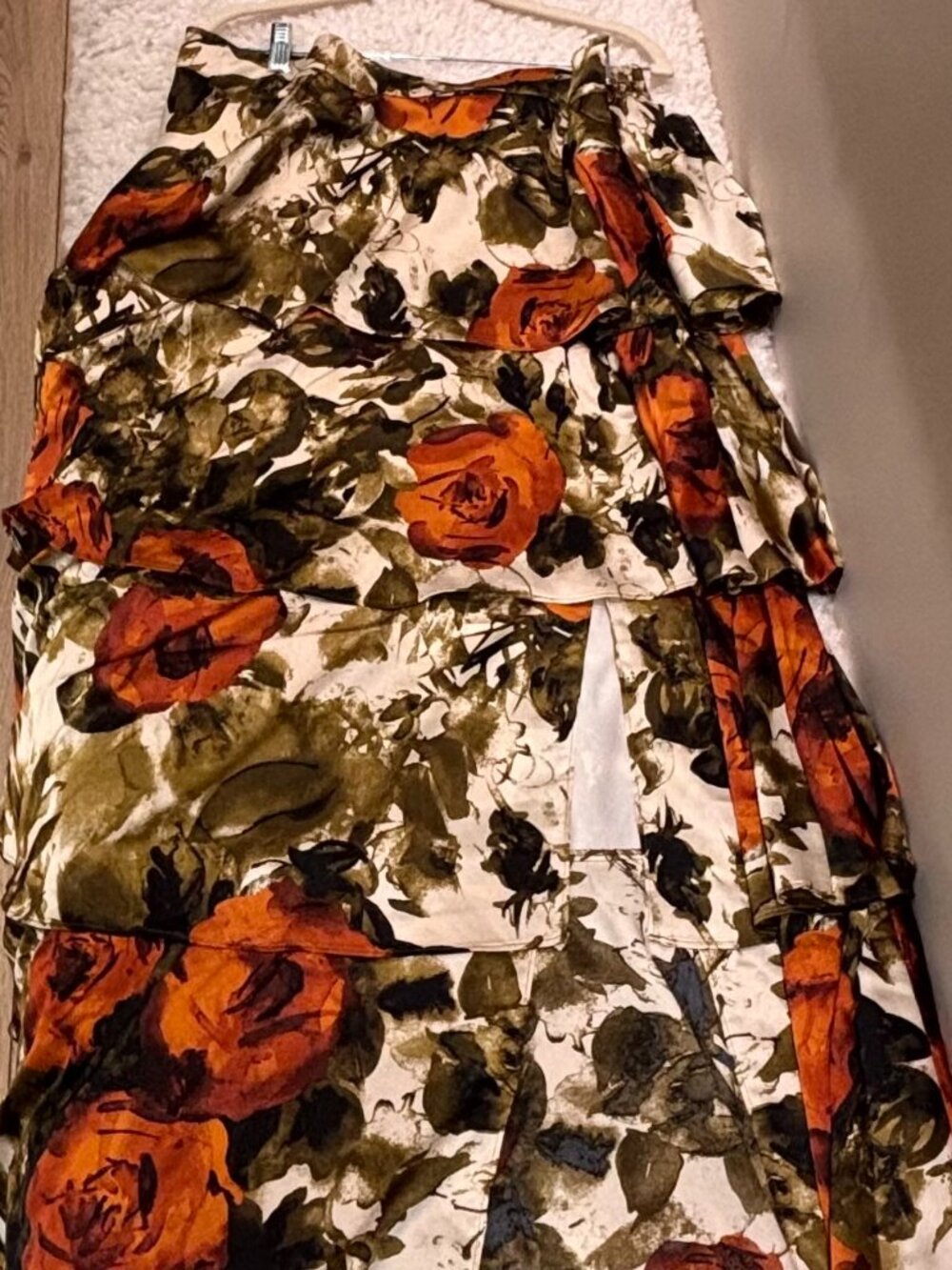 Women Long Flower skirt